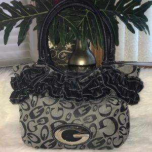 Ruffled Mid size hobo purse